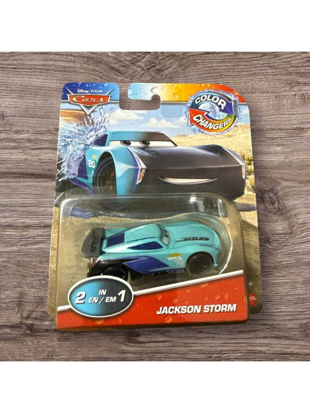 Mattel Disney Pixar Cars Color Changers Jackson Storm 2 in 1